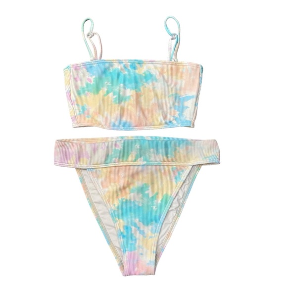 Billabong Rainbow Tide Aruba Bikini Bottoms & Sunny Tube Top Two Piece Set - Picture 4 of 15